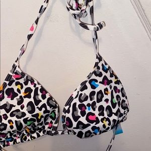 Medium Victoria secret PINK cheetah swim top